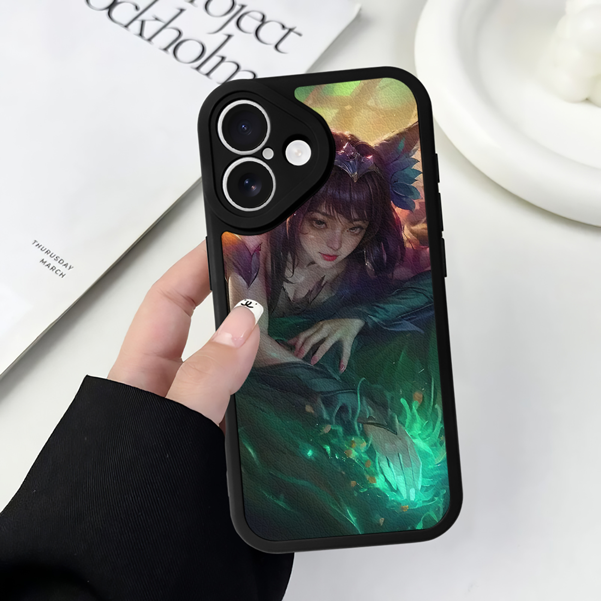 リーグ・オブ・レジェンド League of Legends LOL 【iPhone 16シリーズ対応】シリコンスマホケース（レザー調） 材質：シリコン